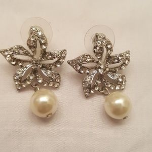 Glitter star earrings